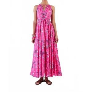 NEW BEYOND BY VERA marina maxi dress in fuchsia